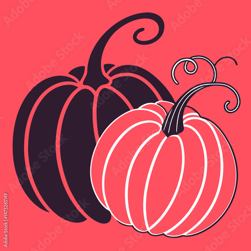 Pumpkin silhouette