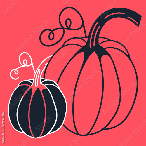 Pumpkin silhouette