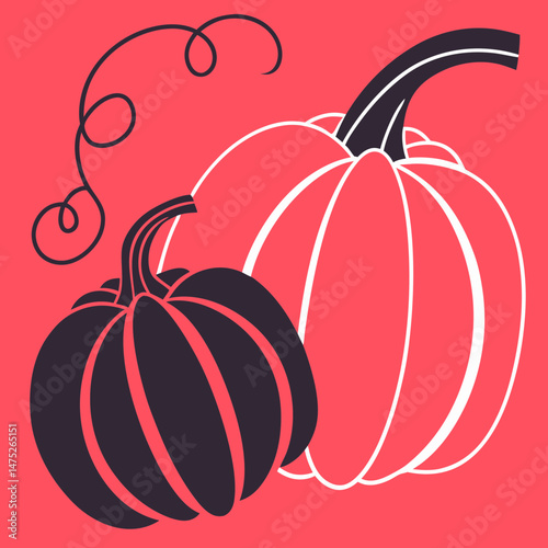 Pumpkin silhouette