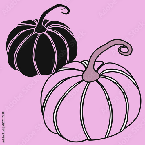 Pumpkin silhouette