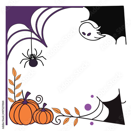 halloween background with pumpkin
