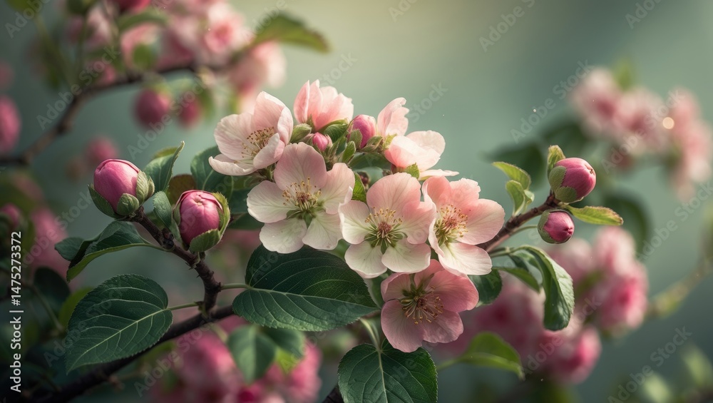 Obraz premium Apple tree flowers in spring