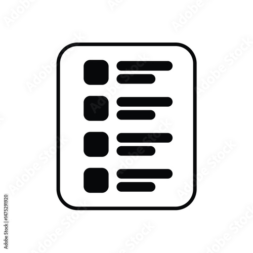 Fitness Program Vector icon