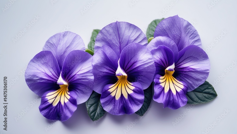 Fototapeta premium Stylish violet element on a white background with area for text or product