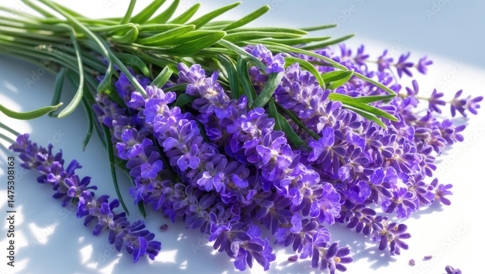 Fototapeta premium Lavender flowers captured up close