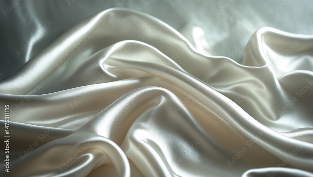 Fototapeta premium Soft and shiny satin textile texture for decorative background