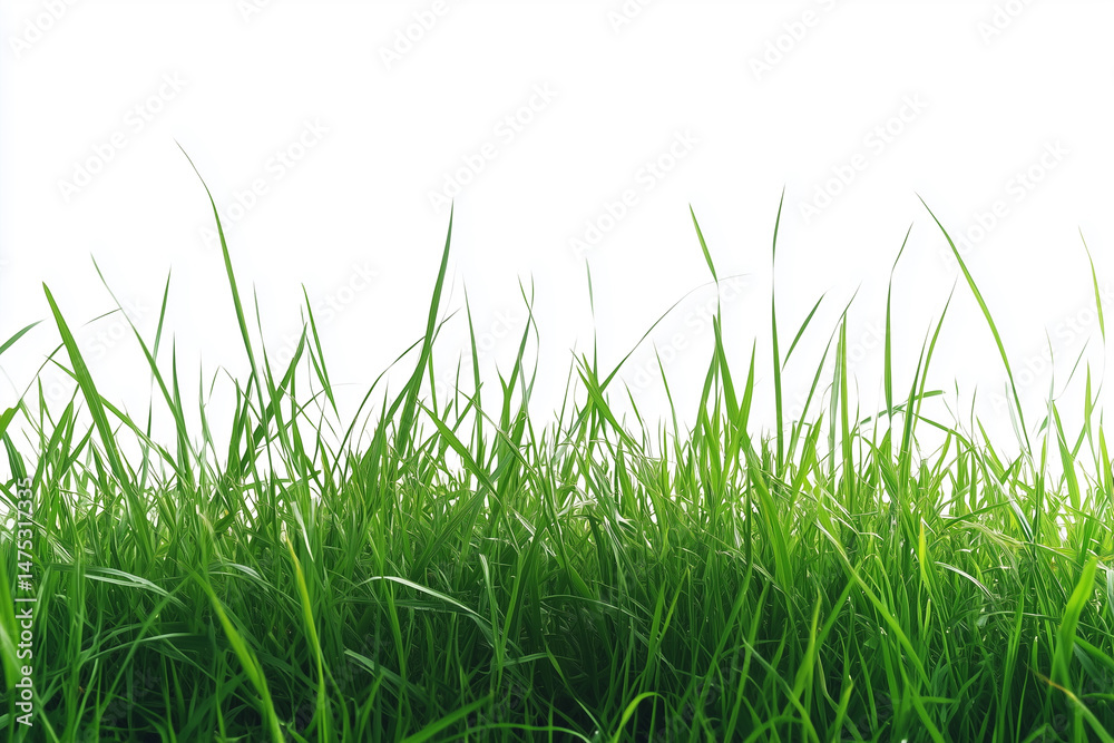 field of green grass with a white background. The grass is tall and lush, creating a peaceful and serene atmosphere field of green grass with a white background. The grass is tall and lush, creating a peaceful and serene atmosphere