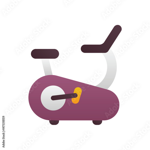 Exercise Bike Vector icon