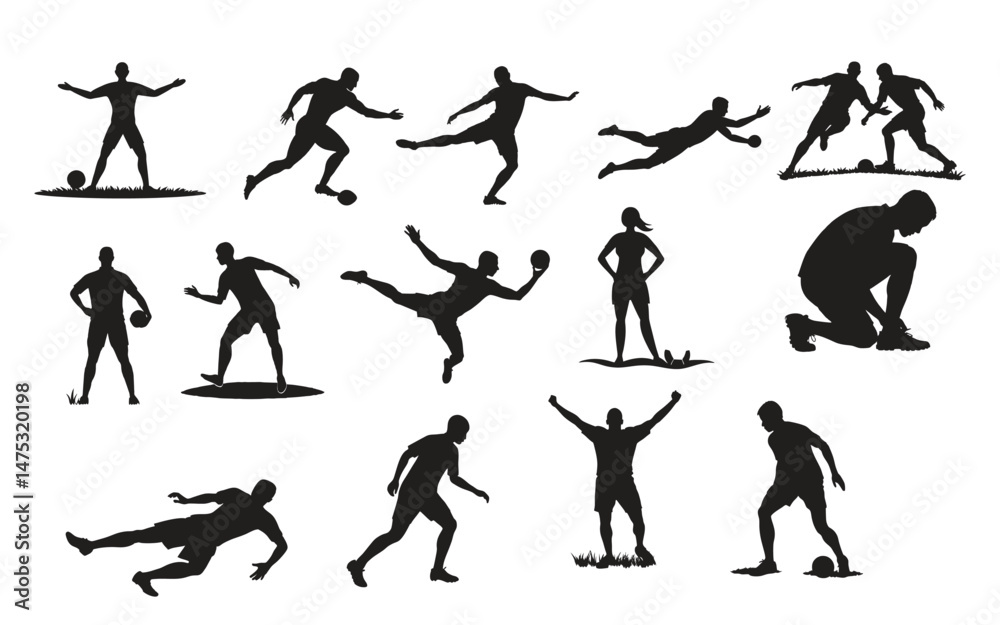 Athlete Silhouette Vector Set – Dynamic Sports Poses of Men and Women. Athlete Silhouette Vector Set – Dynamic Sports Poses of Men and Women.