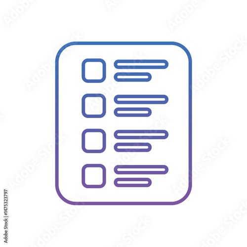 Fitness Program Vector icon