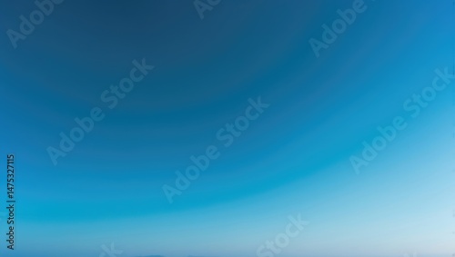 Bright blue sky backdrop free of clouds