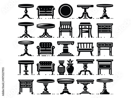 Tables Vector Icon Pack