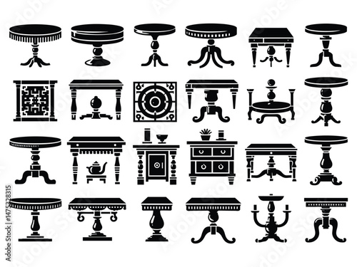 Tables Vector Icon Pack