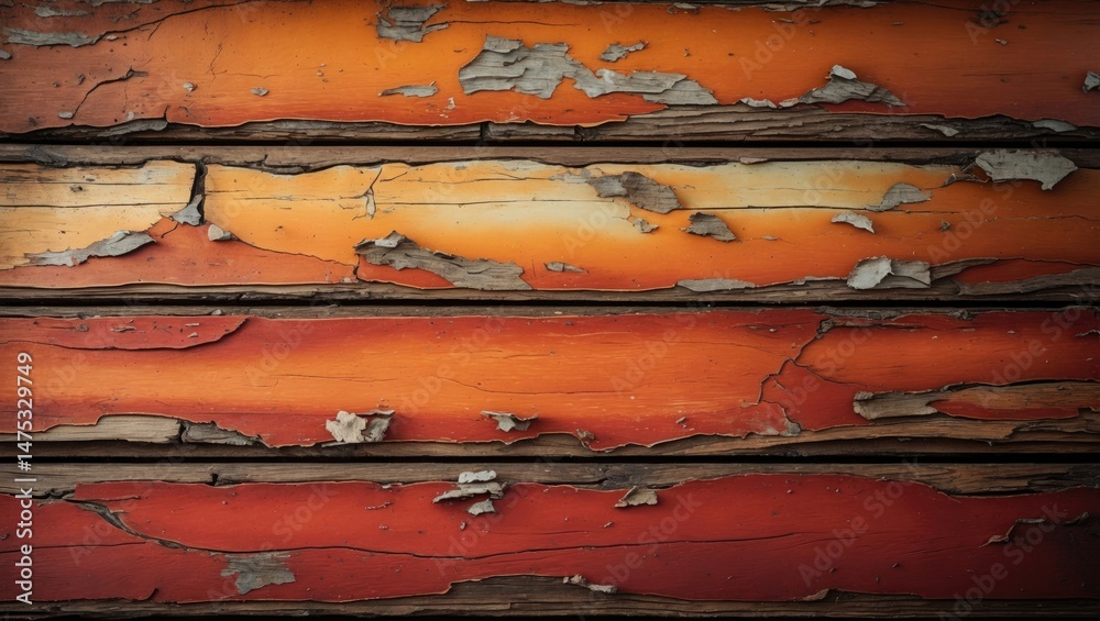 Naklejka premium Updated Vintage Barn Wood Background. Brown Texture for Interior Design. Rustic Fence Wall Board Surface. Classic Timber Blank Billboard or Signboard.