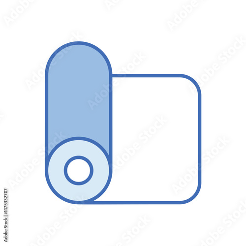 Yoga Mat Vector icon