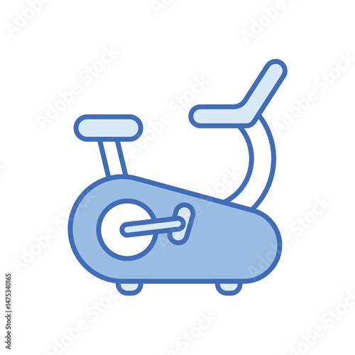 Exercise Bike Vector icon