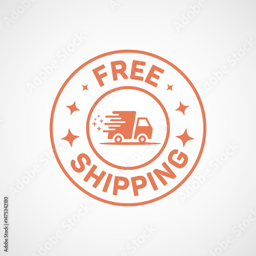 Free shipping icon, Free delivery vector icon