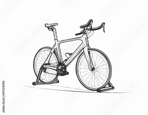 Fitness Equipment Line Art