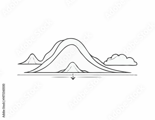 VPN Connection Line Art