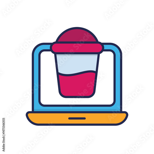 Online Order Vector icon