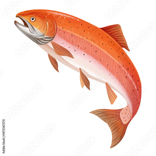 Salmon animal png pink salmon png ocean fish png salmon meat png wild salmon png river fish png seafood png white background image