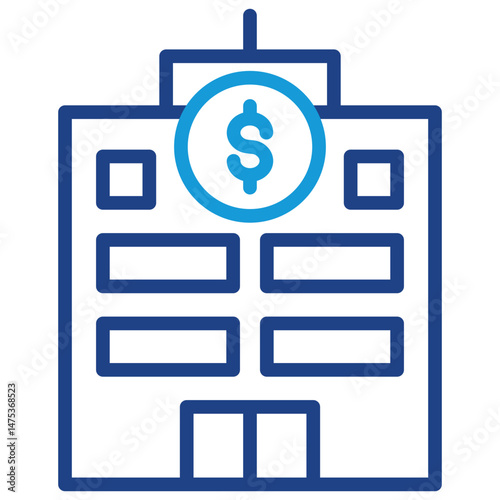 Bank Building Icon