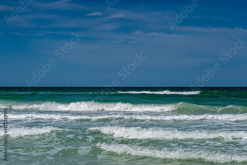 waves on the beach