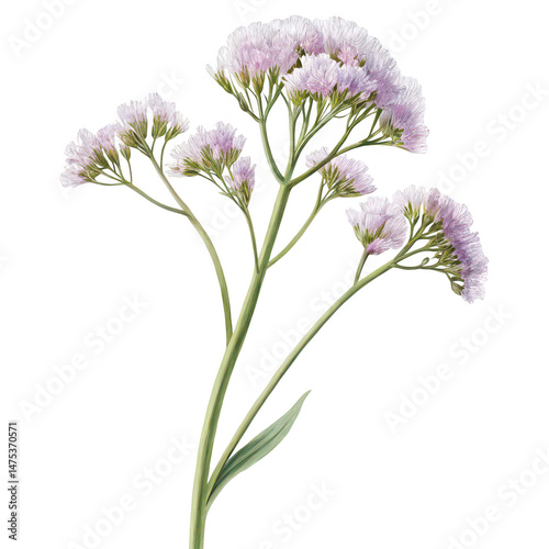 Sea lavender flower png purple flower png coastal bloom png wildflower png seaside plant png sea thrift variant png white background image