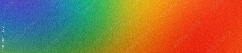 Obraz premium LGBTQ Pride Month web banner, digital rainbow texture with grain effect, depth in design