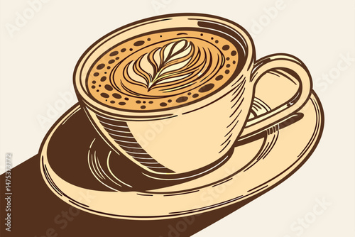 156 detailed close-up shot, stunning golden espresso, rich and thick crema, intricately textured surface, exquisite coffee art, premium high-quality ceramic mug, warm tones, dramatic lighting, minimal