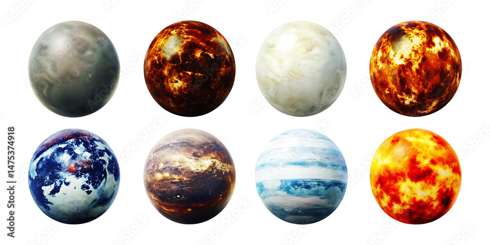 planets isolated on white background PNG planets isolated on white background PNG