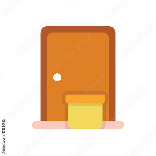 Contactless Delivery Vector icon