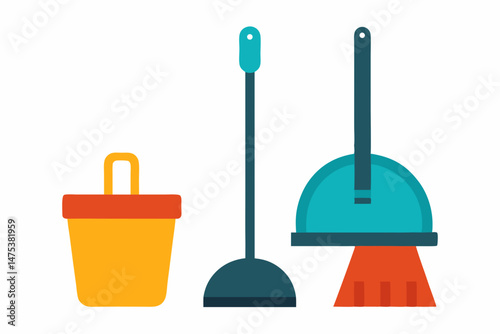 set of tools for cleaning