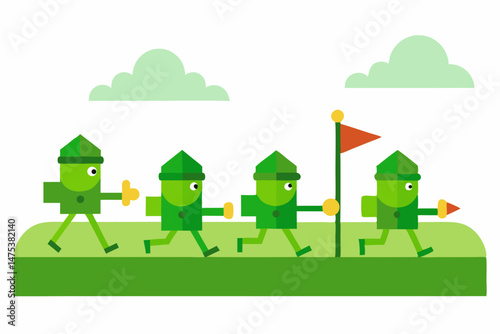 vector illustration of a house