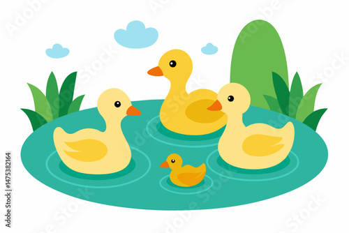 duck and duckling