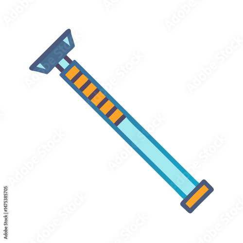 Illustrative jack flat icon construction support repair equipment