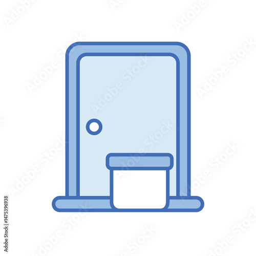 Contactless Delivery Vector icon