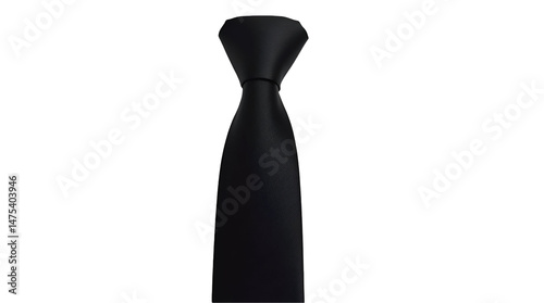 black tie isolated on transparent background 
