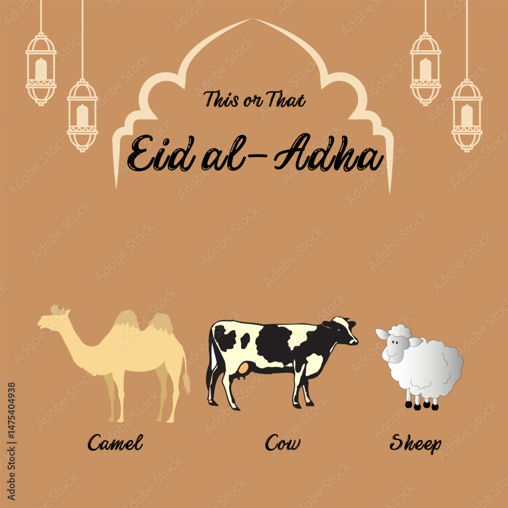 Brown And White Simple This Or That Eid Al-Adha Instagram post Brown And White Simple This Or That Eid Al-Adha Instagram post