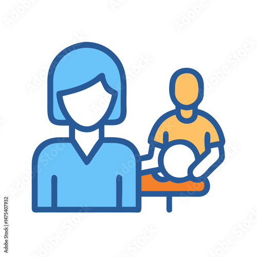 Team meeting collaboration icon design on black background