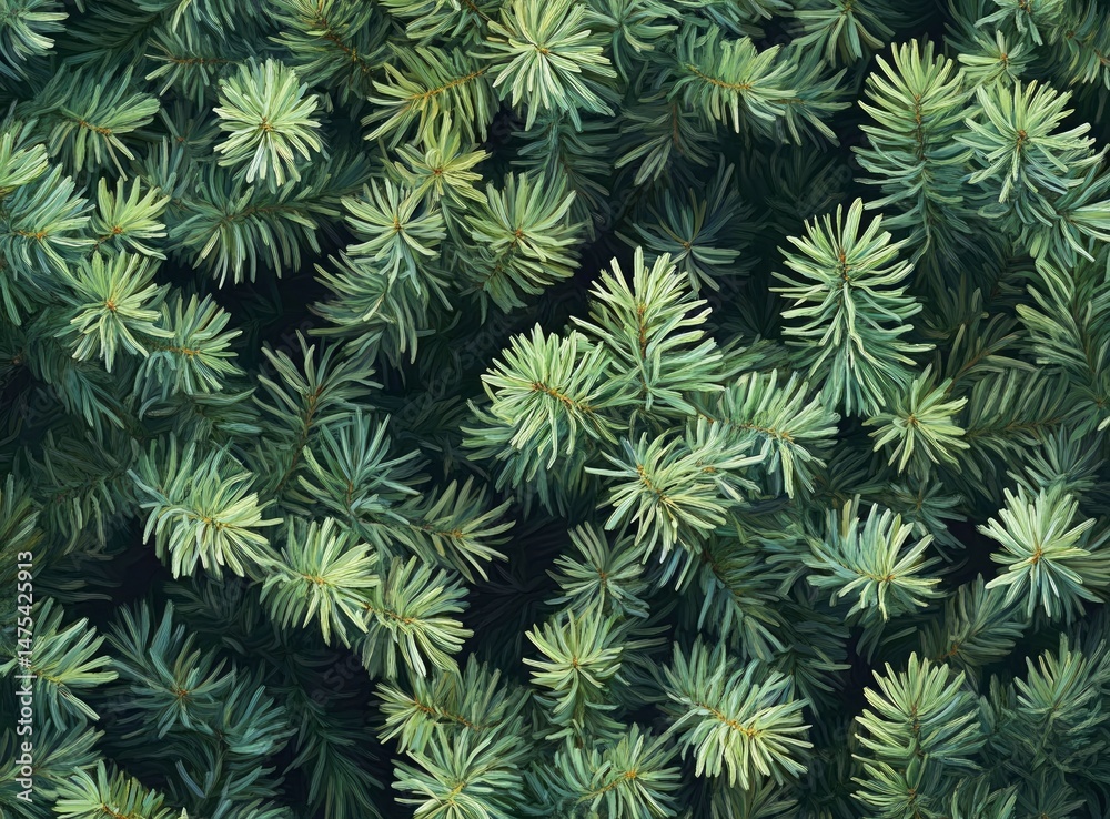 Fir Tree Needle Branch Texture Fir Tree Needle Branch Texture