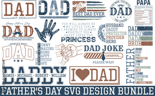 Father's Day SVG Design Bundle