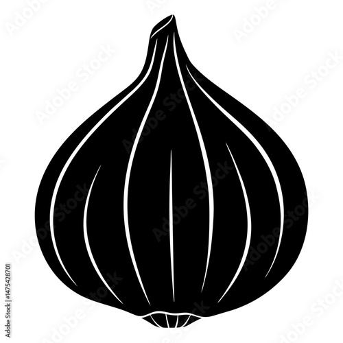 onion isolated on white background