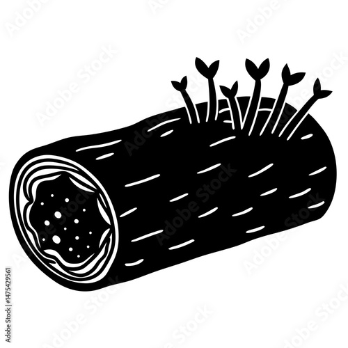 vector illustration of a fishing rod