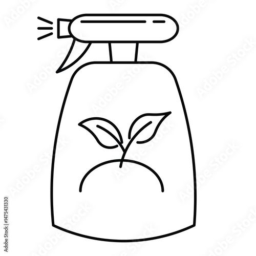 Plant sprayer gardening icon