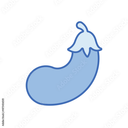 Eggplant Vector icon