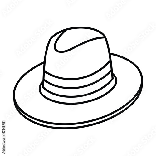 hat vector illustration