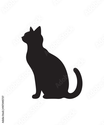 Simple Cat Vector Art, Icons, and Graphics for 