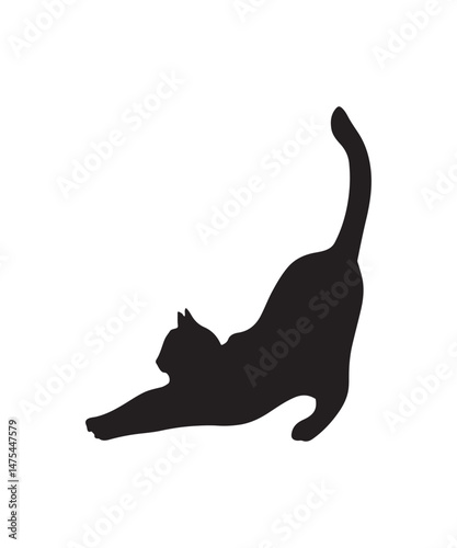 Simple Cat Vector Art, Icons, and Graphics for 