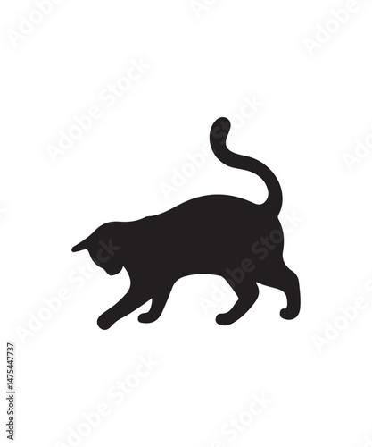 Simple Cat Vector Art, Icons, and Graphics for 